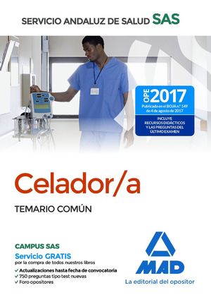 CELADOR/A TEMARIO COMUN (2017) SERVICIO ANDALUZ SALUD