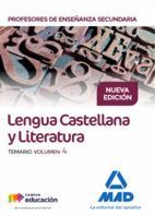 LENGUA CASTELLANA Y LITERATURA SECUNDARIA TEMARIO 4