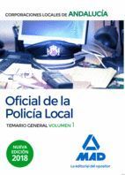 TEMARIO 1 OFICIAL POLICIA LOCAL 2018 CORPORACIONES LOCALES ANDALUCIA
