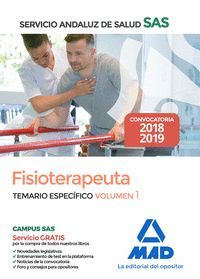 FISIOTERAPEUTA DEL SERVICIO ANDALUZ DE SALUD. TEMARIO ESPECÍFICO VOLUMEN 1