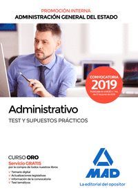ADMINISTRATIVO DE LA ADMINISTRACIÓN GENERAL DEL ESTADO (PROMOCIÓN INTERNA). TEST
