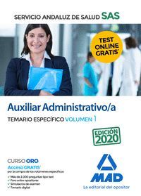 TEMARIO 1 ESPECIFICO AUXILIAR ADMINISTRATIVO/A SAS 2020