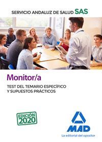 MONITOR;A TEST DEL TEMARIO ESPECIFICO Y SUPUESTOS PRACTICOS SAS 2020