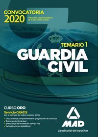 GUARDIA CIVIL TEMARIO VOLUMEN 1 2020