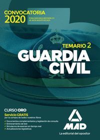 GUARDIA CIVIL  TEMARIO VOLUMEN 2 2020