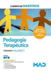 PEDAGOGÍA TERAPÉUTICA.TEMARIO VOLUMEN 1