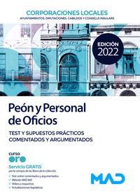 TEST Y SUPUESTOS PRACTICOS PEON  PERSONAL DE OFICIOS DE CORPORACIONES LOCALES 2