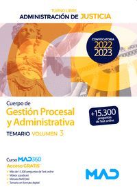 TEMARIO 3 GESTION PROCESAL Y ADMINISTRATIVA 2022/23