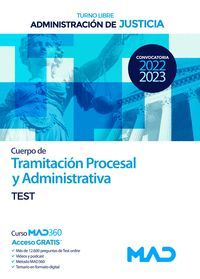 TEST TRAMITACION PROCESAL ADMINISTRATIVA 22/23