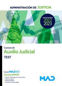 TEST CUERPO AUXILIO 2022/23 ADMINISTRACION JUSTICIA