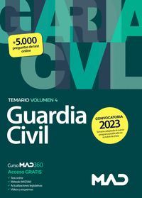 GUARDIA CIVIL TEMARIO VOL.4 (2023)