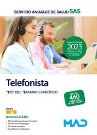 TEST DEL TEMARIO ESPECÍFICO TELEFONISTA 2023 SAS