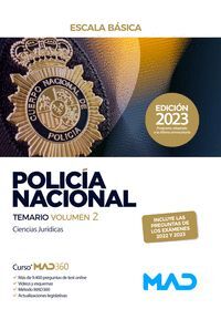 TEMARIO 2  POLICÍA NACIONAL ESCALA BÁSICA 2023