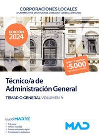 TECNICO ADMINISTRACION GENERAL TEMARIO VOL.4