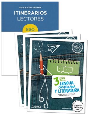 LENGUA Y LITERATURA 3 ESO (TRIMESTRES + ITINERARIOS LECTORES) 2024
