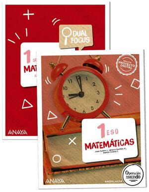 MATEMÁTICAS 1º ESO + DUAL FOCUS PACK (ANDALUCIA 2024) OPERACION MUNDO