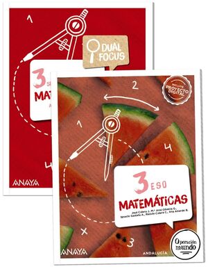 MATEMÁTICAS 3 ESO + DUAL FOCUS MONOVOLUMEN 2024