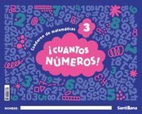 CUANTOS NUMEROS 3 CUADERNO MATEMATICAS ED25
