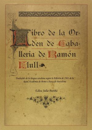 LIBRO DE LA ORDEN DE CABALLERIA