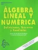 ÁLGEBRA LINEAL Y NÚMERICA