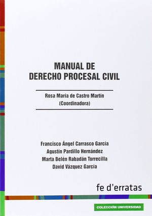 MANUAL DE DERECHO PROCESAL CIVIL