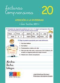 LECTURAS COMPRENSIVAS 20