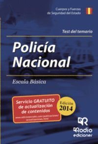 POLICIA NACIONAL TEST DEL TEMARIO