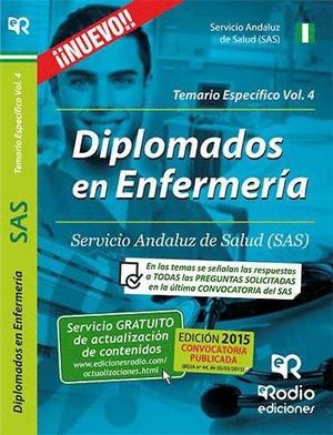 DIPLOMADOS EN ENFERMERIA TEMARIO ESPECIFICO 4 SAS 2015