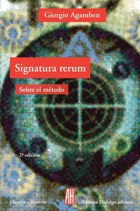 SIGNATURA RERUM