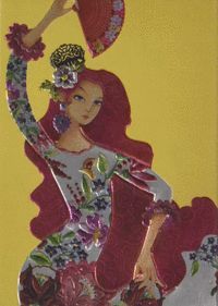 FLAMENCO ALEGRIAS MINI CUADERNO LISO
