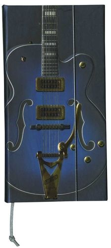 LIBRETA PEQUEÑA GRETSCH 6120 (GUITARRA AZUL) CUADERNO LISO