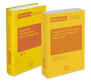MEMENTO EJERCICIO PROFESIONAL ABOGACIA PACK 2017 +MANUAL PREGUNTA