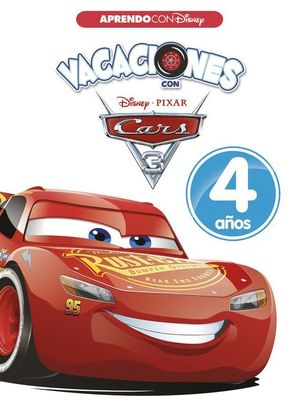 VACACIONES CON CARS. 4 AÑOS (APRENDO CON DISNEY)