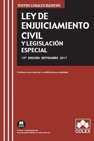 LEY DE ENJUICIAMIENTO CIVIL Y LEGISLACIÓN ESPECIAL 