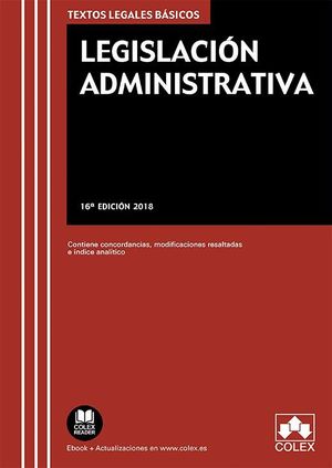 LEGISLACIÓN ADMINISTRATIVA (2018)