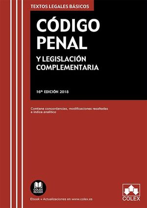 CÓDIGO PENAL (2018) Y LEGISLACIÓN COMPLEMENTARIA