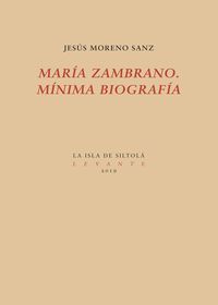 MARÍA ZAMBRANO. MÍNIMA BIOGRAFÍA