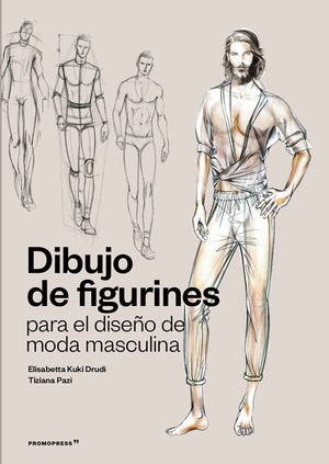 DIBUJO DE FIGURINES PARA EL DISEÑO DE MODA MASCULINA