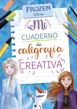 MI CUADERNO DE CALIGRAFÍA CON FROZEN