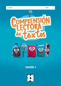 COMPRENSION LECTORA DE TEXTOS CUADERNO 3