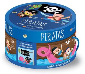 PIRATAS. CAJAS REDONDAS. CON PUZZLE. EDIC. ILUSTRADO (ESPAÑOL)