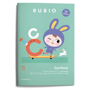 ESCRITURA CON LETRA DE IMPRENTA +4 AÑOS VOL. 2 RUBIO