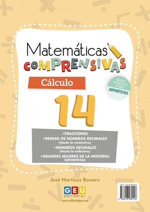 MATEMÁTICAS COMPRENSIVAS 14