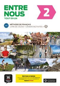 ENTRE NOUS 2 (A2) LIVRE + CAHIER ÉD. HYBRIDE