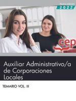 TEMARIO 3 AUXILIAR ADMINISTRATIVO CORPORACIONES LOCALES 2022