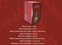 LOS SECRETOS DE DIOTIMA (ESTUCHE) PLATON-SOBRE AMOR / SENECA-SOBRE FELICIDAD / MONTAIGNE-SOBRE EDUCACION HIJOS / CICERON-SOBRE AMISTAD