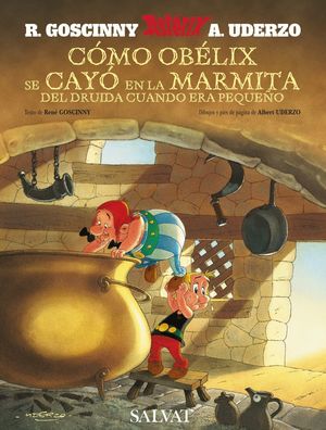 COMO OBELIX SE CAYO EN LA MARMITA DEL DRUIDA CUANDO ERA PEQUEÑO