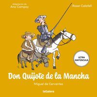 DON QUIJOTE DE LA MANCHA LETRA MAYÚSCULA