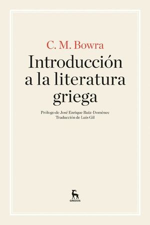 INTRODUCCION A LA LITERATURA GRIEGA