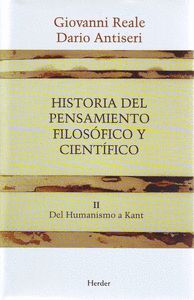 HISTORIA DEL PENSAMIENTO FILOSOFICO Y CIENTIFICO VOL.II